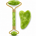 Set De Rodillo De Jade Y Gua Sha